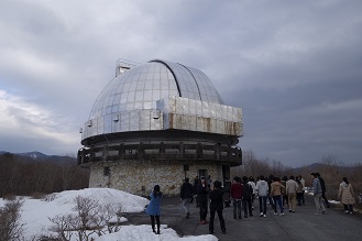 木曽観測所の望遠鏡ドーム
